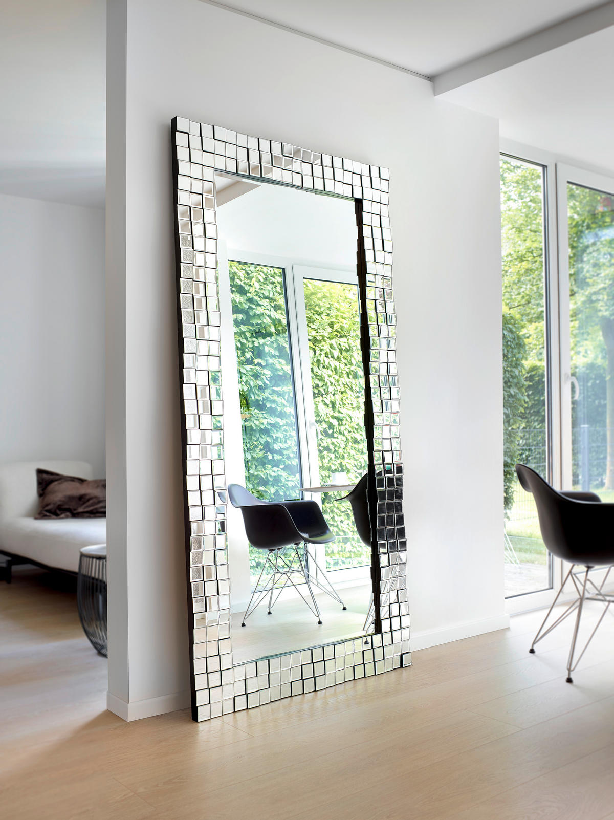 WANDSPIEGEL 100/200/4,2 cm    in rechteckig  - MODERN, Glas (100/200/4,2cm) - Milino