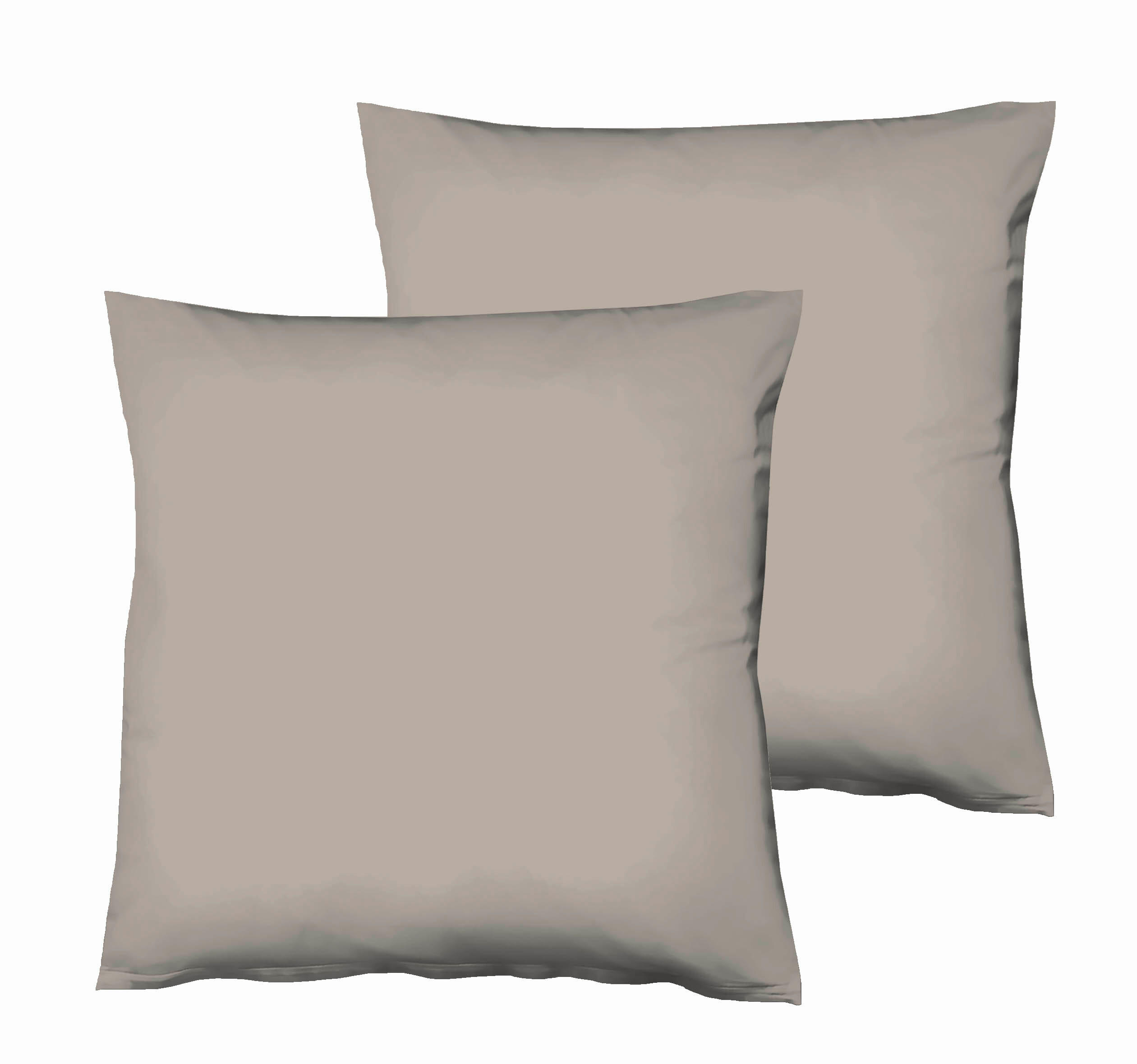 Fleuresse Kissenbezug-Set Grau 40x40 cm