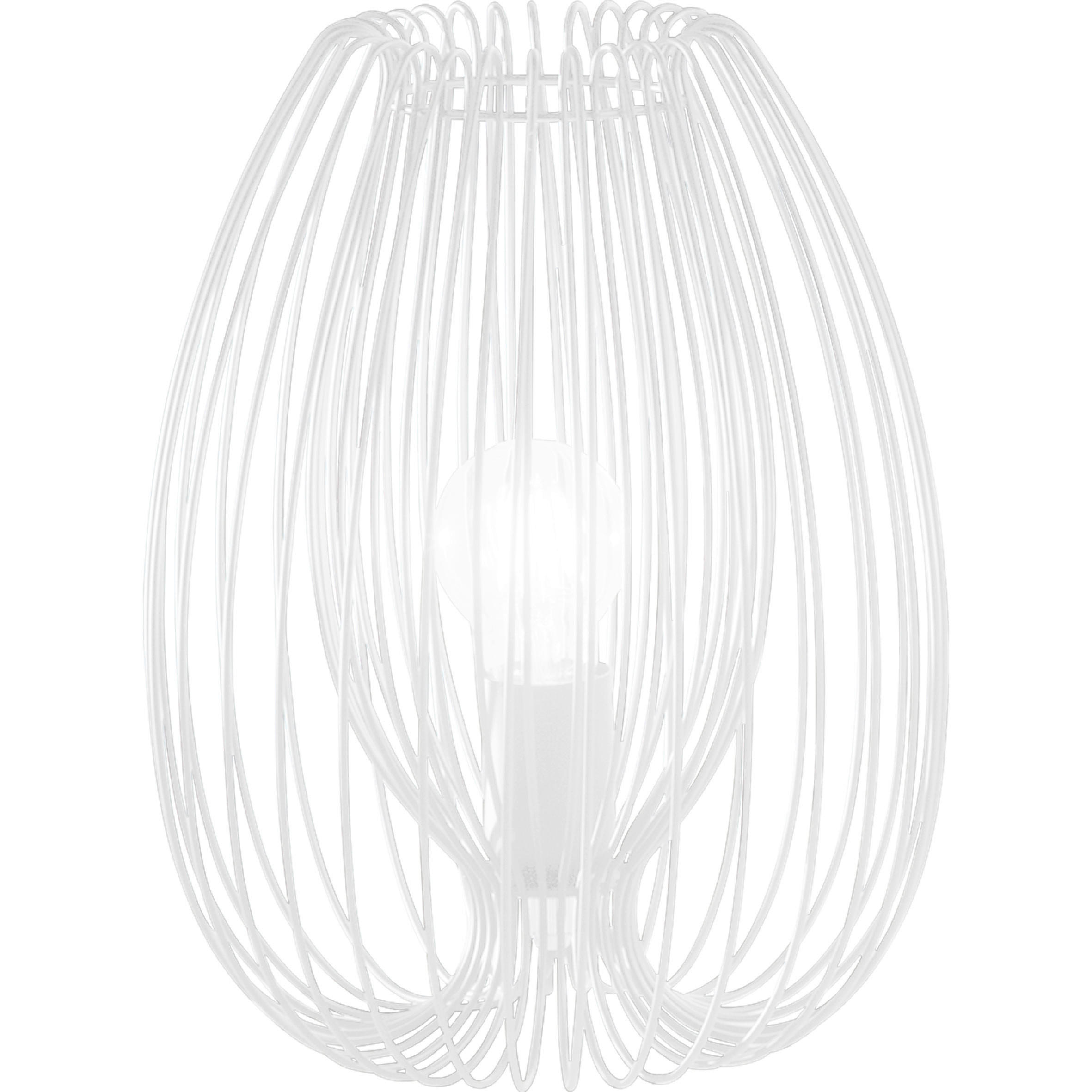 TISCHLEUCHTE 20/24 cm   - Weiß, Design, Metall (20/24cm) - Fabas Luce