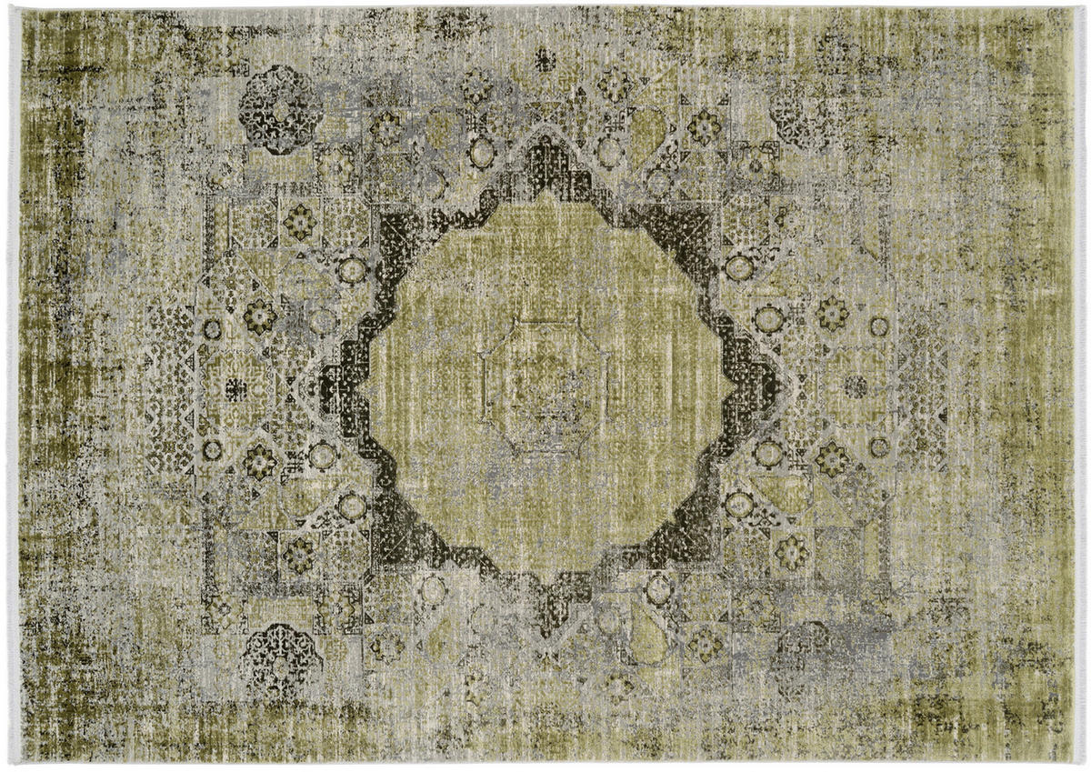 VINTAGE-TEPPICH 140/200 cm Tesoro Grün  - Grün, Design, Textil (140/200cm) - Dieter Knoll