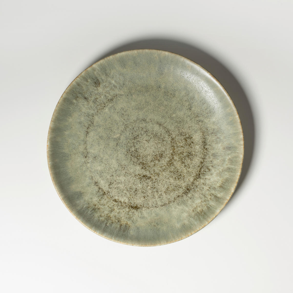 SPEISETELLERSET MOOS´N´STEIN 4-teilig  - Grün, Basics, Keramik (26,5/2,5cm) - Gipfelstück