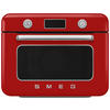 MINIBACKOFEN 50´s Style  - Rot, Basics, Metall (50/40/51cm) - SMEG