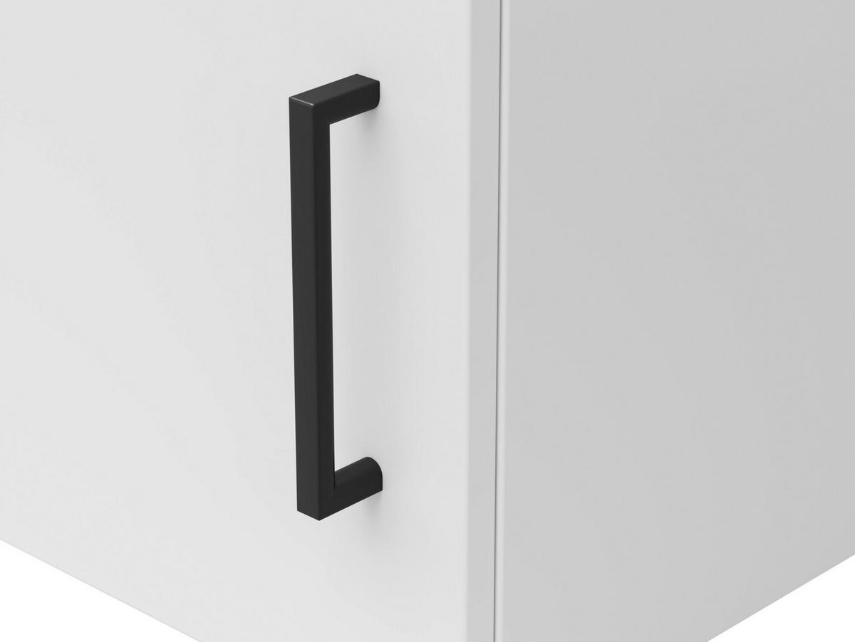 AUFSATZSCHRANK 50/35/40 cm   - Schwarz/Weiß, MODERN, Holzwerkstoff/Kunststoff (50/35/40cm) - Carryhome