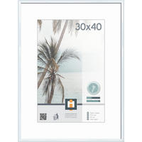 RÁM NA OBRAZY, 1 foto 30 cm x 40 cm - biela, Basics, plast/sklo (40/30cm)