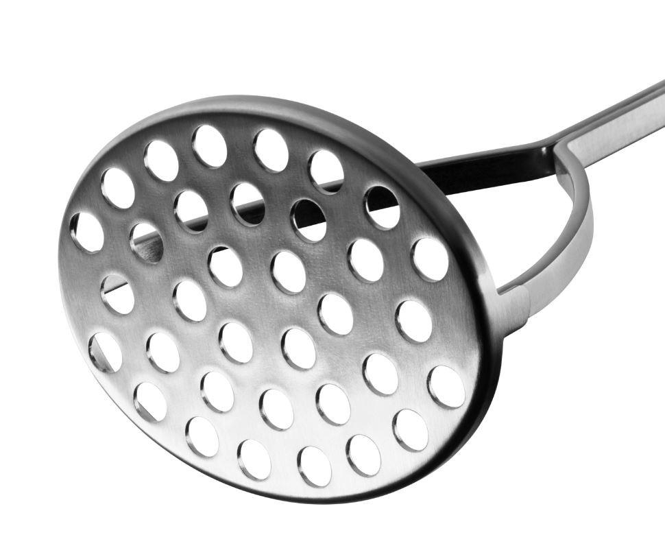 KARTOFFELSTAMPFER  - Silberfarben, Basics, Metall (30cm) - Silit
