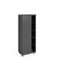 MIDISCHRANK Graphitfarben - Chromfarben/Silberfarben, Design, Glas/Holzwerkstoff (45/122/35cm) - Carryhome MIDISCHRANK Graphitfarben - Chromfarben/Silberfarben, Design, Glas/Holzwerkstoff (45/122/35cm) - Carryhome