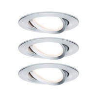 LED-DECKENLEUCHTE 8,4 cm  - Alufarben, Basics, Metall (8,4cm) - Paulmann