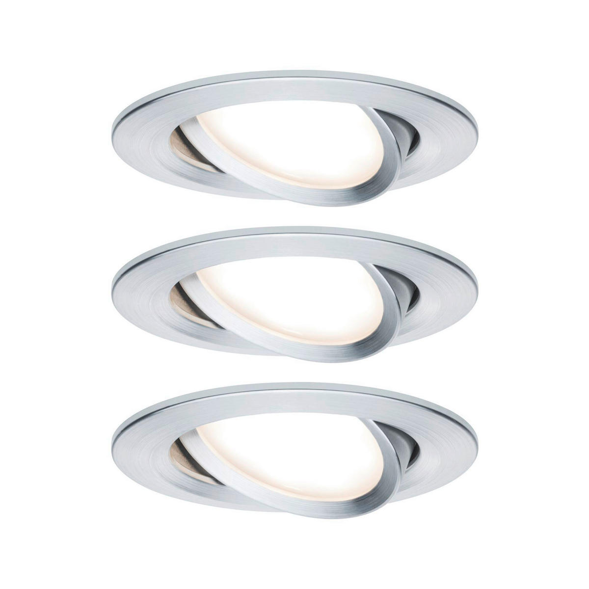 LED-DECKENLEUCHTE 8,4 cm  - Alufarben, Basics, Metall (8,4cm) - Paulmann