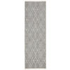 LÄUFER 80/250 cm Olivia Grau, Weiß  - Weiß/Grau, LIFESTYLE, Textil (80/250cm) - Novel