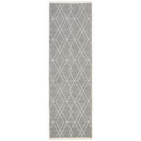 LÄUFER 80/250 cm Olivia Grau, Weiß  - Weiß/Grau, LIFESTYLE, Textil (80/250cm) - Novel