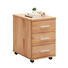 ROLLCONTAINER - Silberfarben/Buchefarben, Natur, Holz/Kunststoff (40/60/63cm) - Linea Natura ROLLCONTAINER - Silberfarben/Buchefarben, Natur, Holz/Kunststoff (40/60/63cm) - Linea Natura