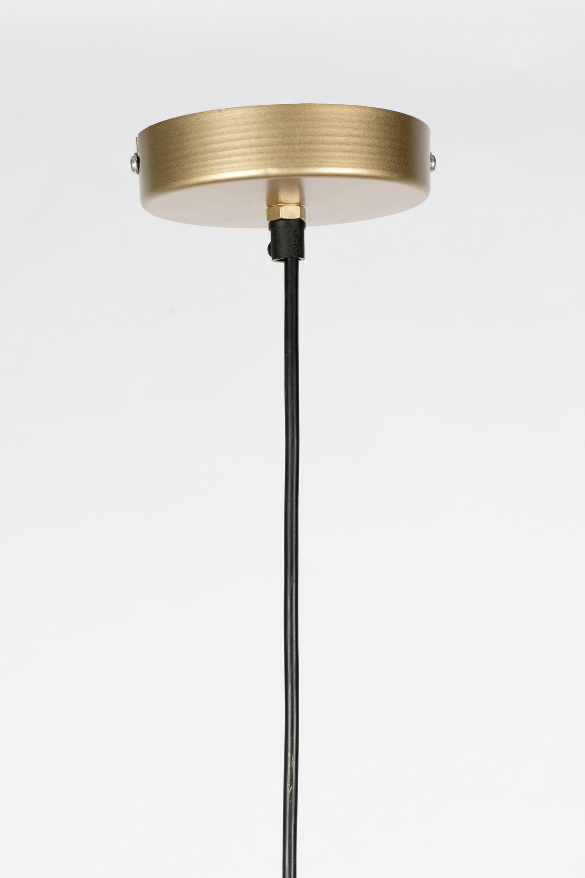 HÄNGELEUCHTE LENA 48/158 cm   - Messingfarben, Design, Metall (48/158cm) - Zuiver