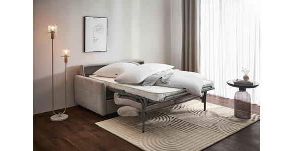 SCHLAFSOFA Chenille Anthrazit  - Anthrazit/Schwarz, Design, Textil (184/91/99cm) - Xora