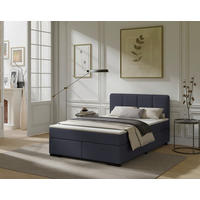 BOXSPRINGBETT 120/200 cm  in Anthrazit  - Anthrazit/Schwarz, MODERN, Karton/Holz (120/200cm) - MID.YOU