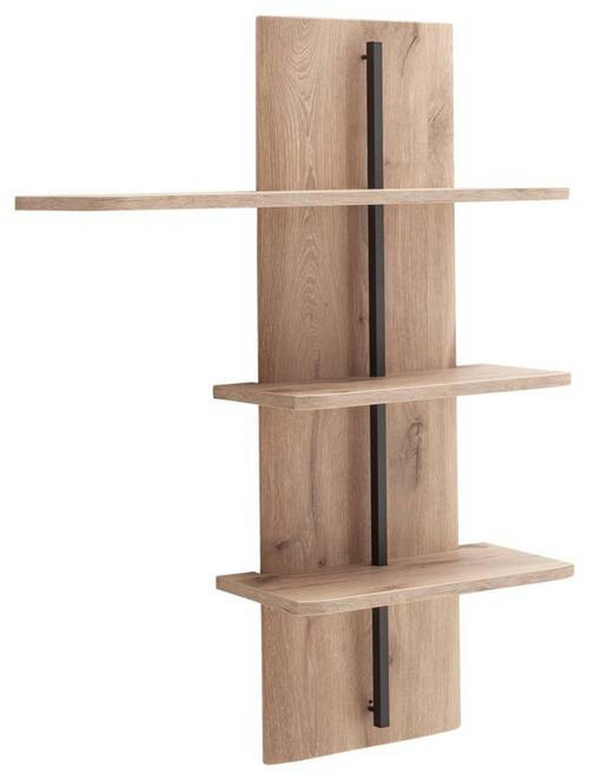 WANDPANEEL Anthrazit, Eichefarben  - Eichefarben/Anthrazit, KONVENTIONELL, Holzwerkstoff (90/126/25cm) - Cantus