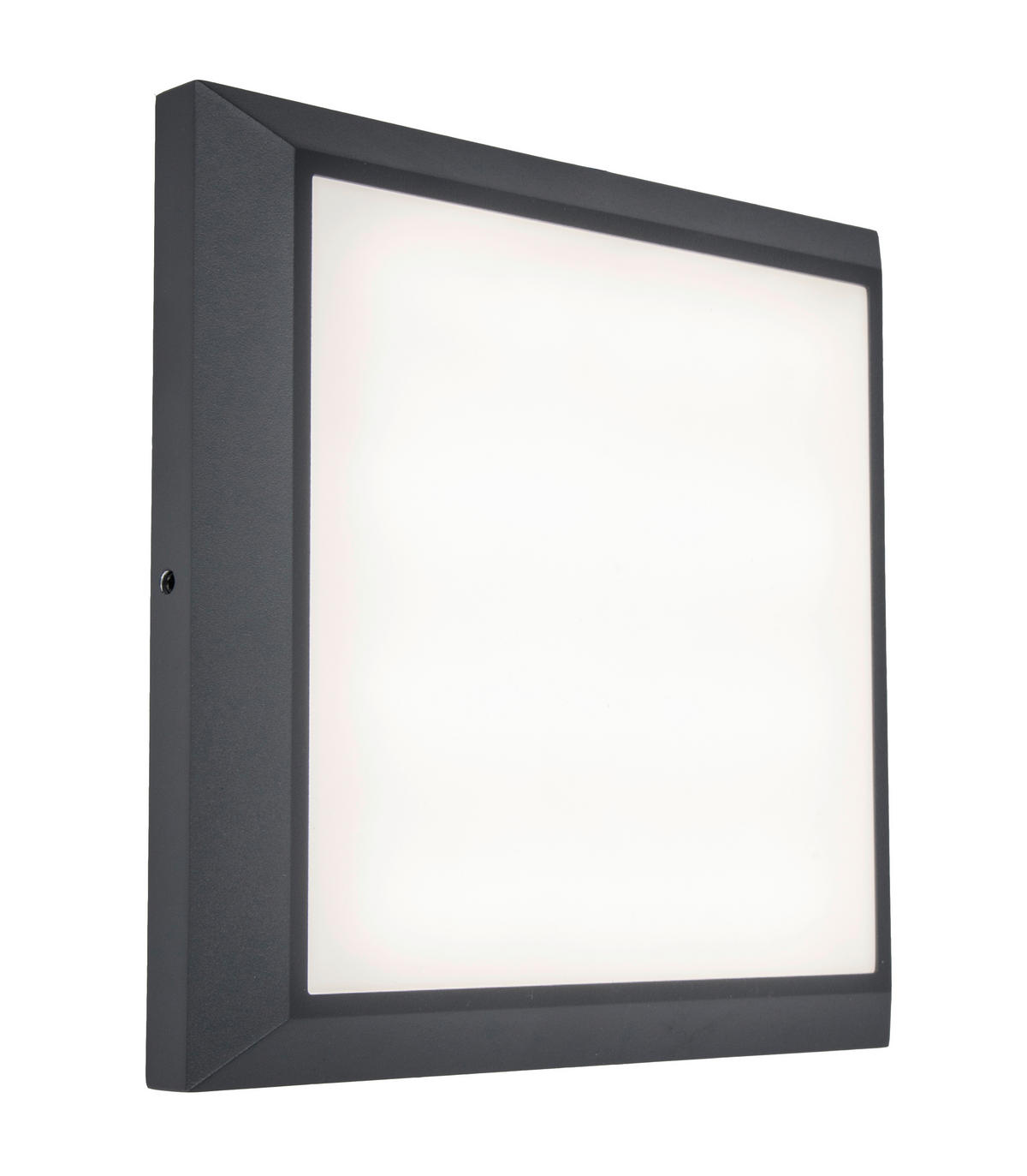 LED-AUßENLEUCHTE Helena   - Anthrazit/Opal, Design, Kunststoff/Metall (22/22 /3,2cm)