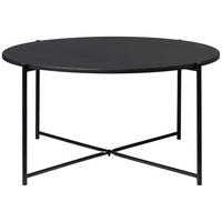 COUCHTISCH 83/83/40 cm rund Anthrazit  - Anthrazit/Schwarz, Design, Holzwerkstoff/Metall (83/83/40cm) - MID.YOU