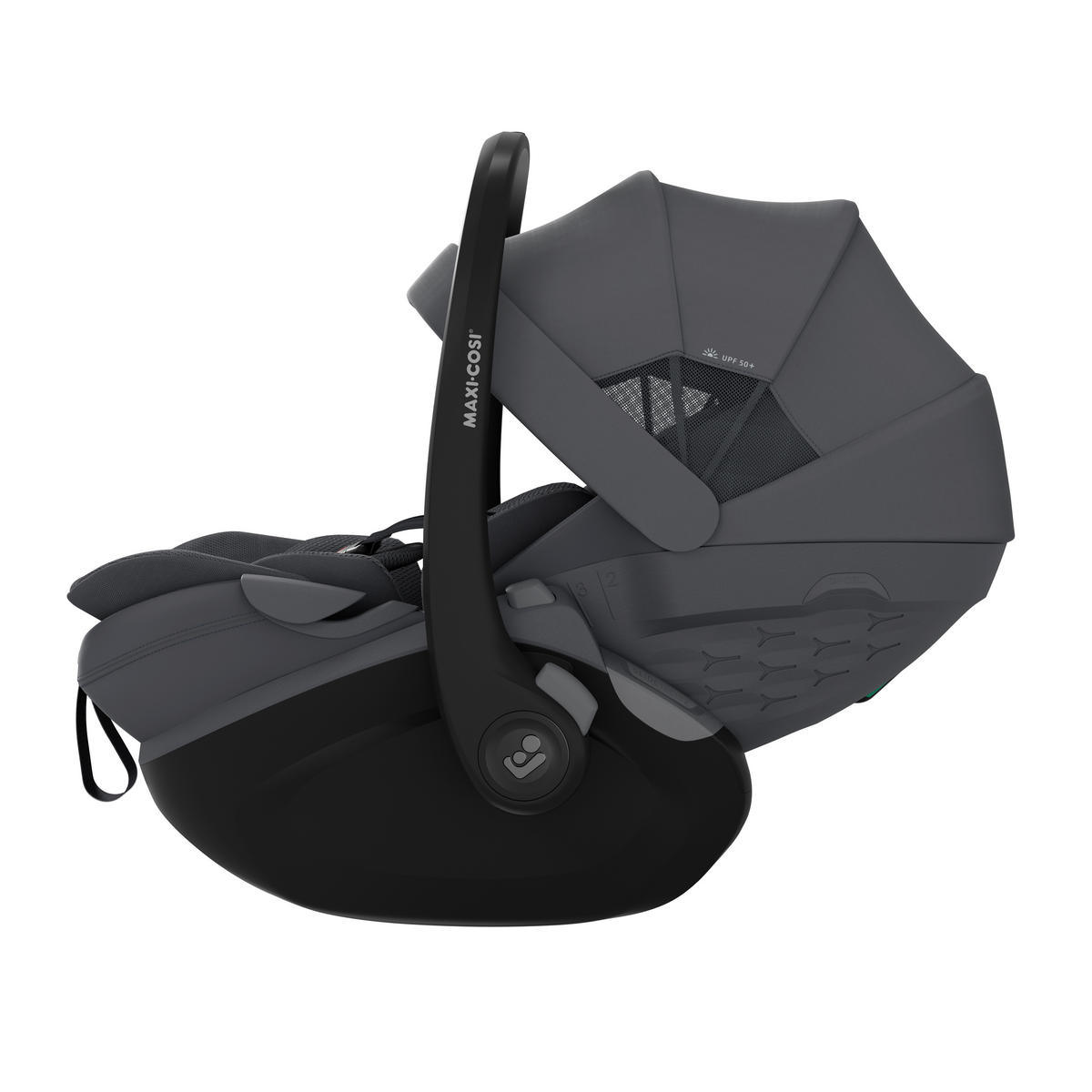 BABYSCHALE Pebble Slide Pro Moon Graphite   - Grau, Basics, Kunststoff/Textil (44/58/70cm) - Maxi-Cosi