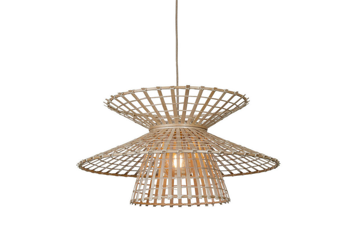 HÄNGELEUCHTE Good & Mojo 57/27 cm   - Naturfarben, Basics, Naturmaterialien (57/27cm) - Good & Mojo