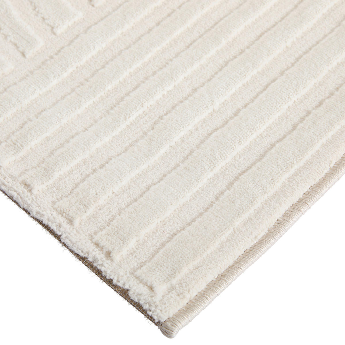WEBTEPPICH 133/190 cm Creme  - Creme, Design, Textil (133/190cm) - Novel