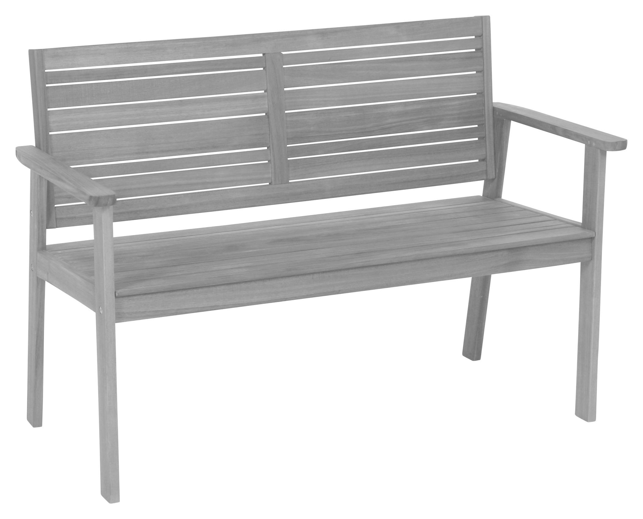 GARTENBANK Akazie   - Grau, Basics, Holz (120/83/58cm)