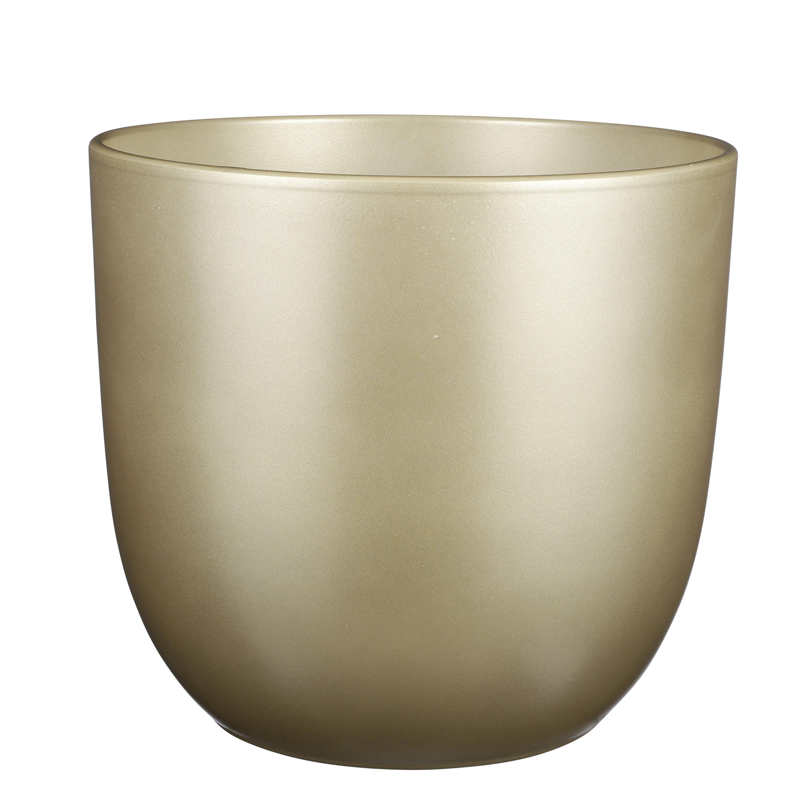 TEGLA ZA BILJKE  keramika  - zlatne boje, Basics, keramika (31/28,5cm)