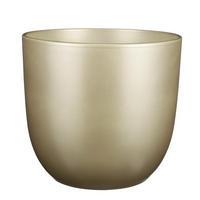CVETLIČNI LONEC - zlate barve, Basics, keramika (31/28,5cm)