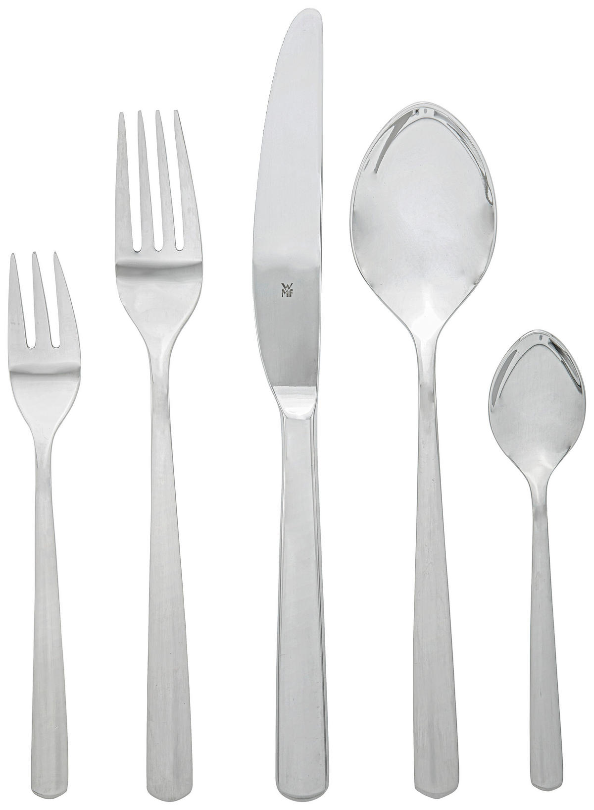 BESTECKSET Boston 60-teilig Edelstahl  - Edelstahlfarben, KONVENTIONELL, Metall (49/39/5,5cm) - WMF