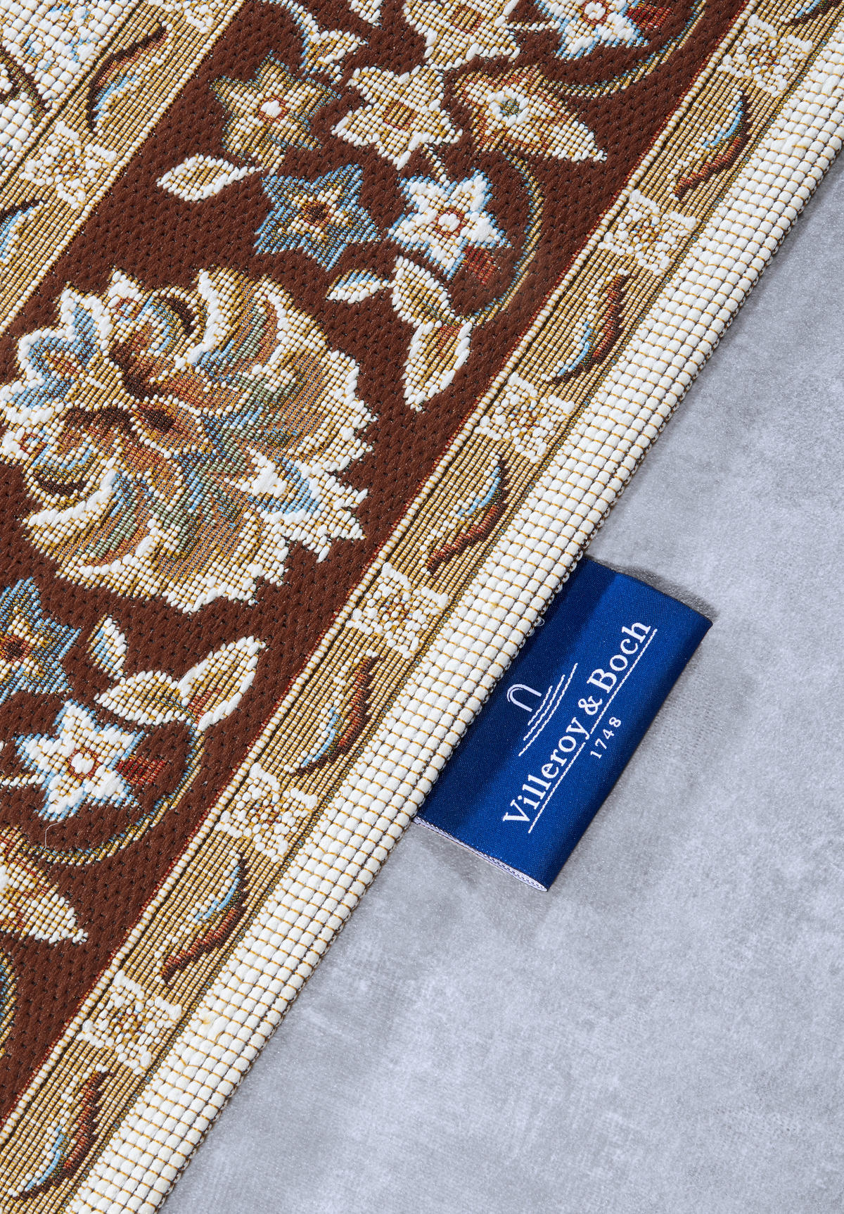 OUTDOORTEPPICH 200/285 cm Kollektion 1767 Creme, Rotbraun  - Rotbraun/Creme, Design, Kunststoff (200/285cm) - Villeroy & Boch