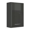 HÄNGESCHRANK 40/64/20 cm  - Chromfarben/Graphitfarben, KONVENTIONELL, Holzwerkstoff/Metall (40/64/20cm) - Xora