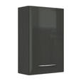 HÄNGESCHRANK 40/64/20 cm - Chromfarben/Graphitfarben, KONVENTIONELL, Holzwerkstoff/Metall (40/64/20cm) - Xora