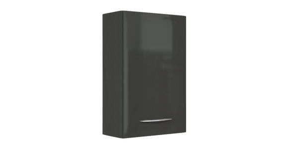 HÄNGESCHRANK 40/64/20 cm - Chromfarben/Graphitfarben, KONVENTIONELL, Holzwerkstoff/Metall (40/64/20cm) - Xora