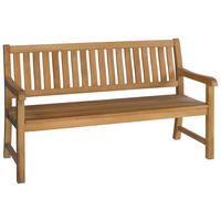 Gartenbank "Lexington" 150/93/61 cm Teakholz   - Teakfarben, LIFESTYLE, Holz (150/93/61cm) - Zebra 