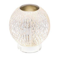 LED-TISCHLEUCHTE Alora 11,1/10,8 cm   - Messingfarben, KONVENTIONELL, Kunststoff/Metall (11,1/10,8cm) - Elstead Lighting