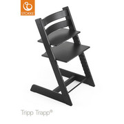 Hochstuhl Tripp Trapp - Schwarz, Lifestyle, Holz (46/79/49cm) - Stokke