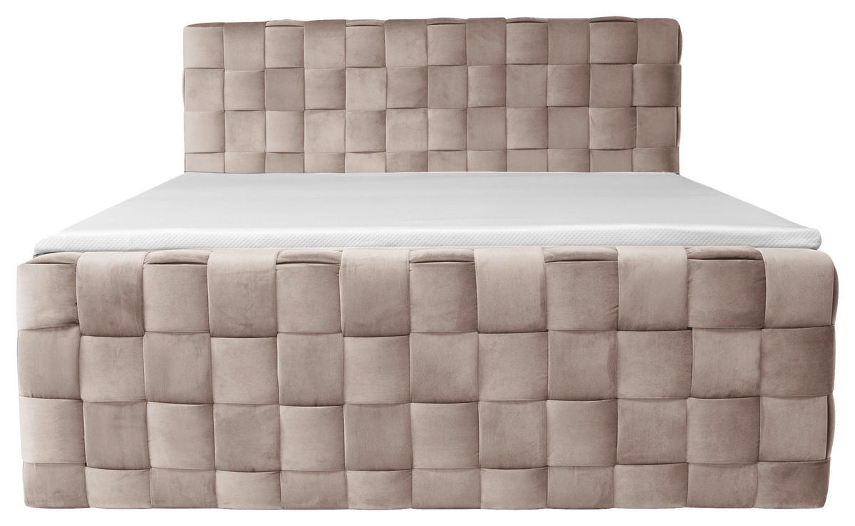 AMERICKÁ POSTEĽ, 180/200 cm, béžová - béžová, Modern, textil (180/200cm) - Livetastic