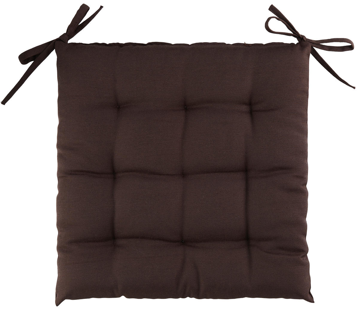 PODUŠKA NA SEDENIE, 40/40 cm - hnedá, Basics, textil (40/40cm) - Boxxx