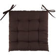 SITZKISSEN  40/40 cm   - Braun, Basics, Textil (40/40cm) - Boxxx