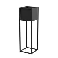 BLUMENSTÄNDER Metall  - Schwarz, Basics, Metall (28/90/28cm)