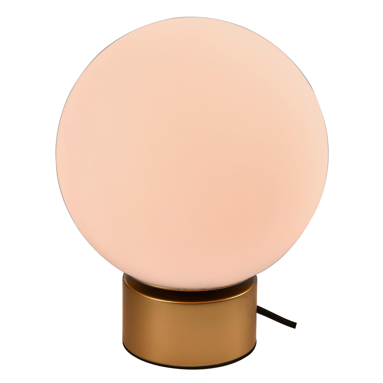 TISCHLEUCHTE 20/22,5 cm   - Goldfarben, KONVENTIONELL, Glas/Metall (20/22,5cm)