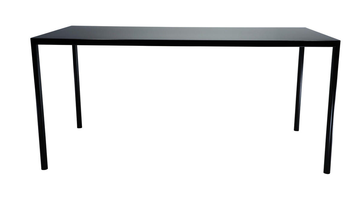 GARTENTISCH 160/80/73 cm Metall rechteckig  - Schwarz, MODERN, Metall (160/80/73cm) - Jan Kurtz