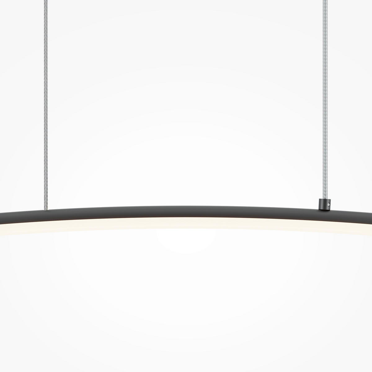 PENDELLAMPA Curve 98/305.7/7 cm  - svart, Design, metall (98/305.7/7cm) - MAYTONI