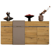 SIDEBOARD Taupe, Wildeiche  180/91/47 cm  - Taupe/Wildeiche, Design, Holz/Holzwerkstoff (180/91/47cm) - Novel