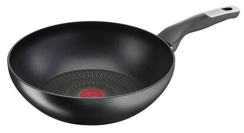 WOK 28 cm  - fekete, Basics, fém (28cm) - Tefal