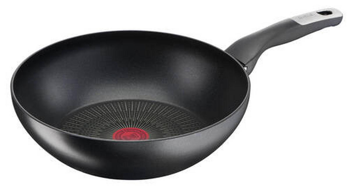 WOK, 28 cm  - černá, Basics, kov (28cm) - Tefal