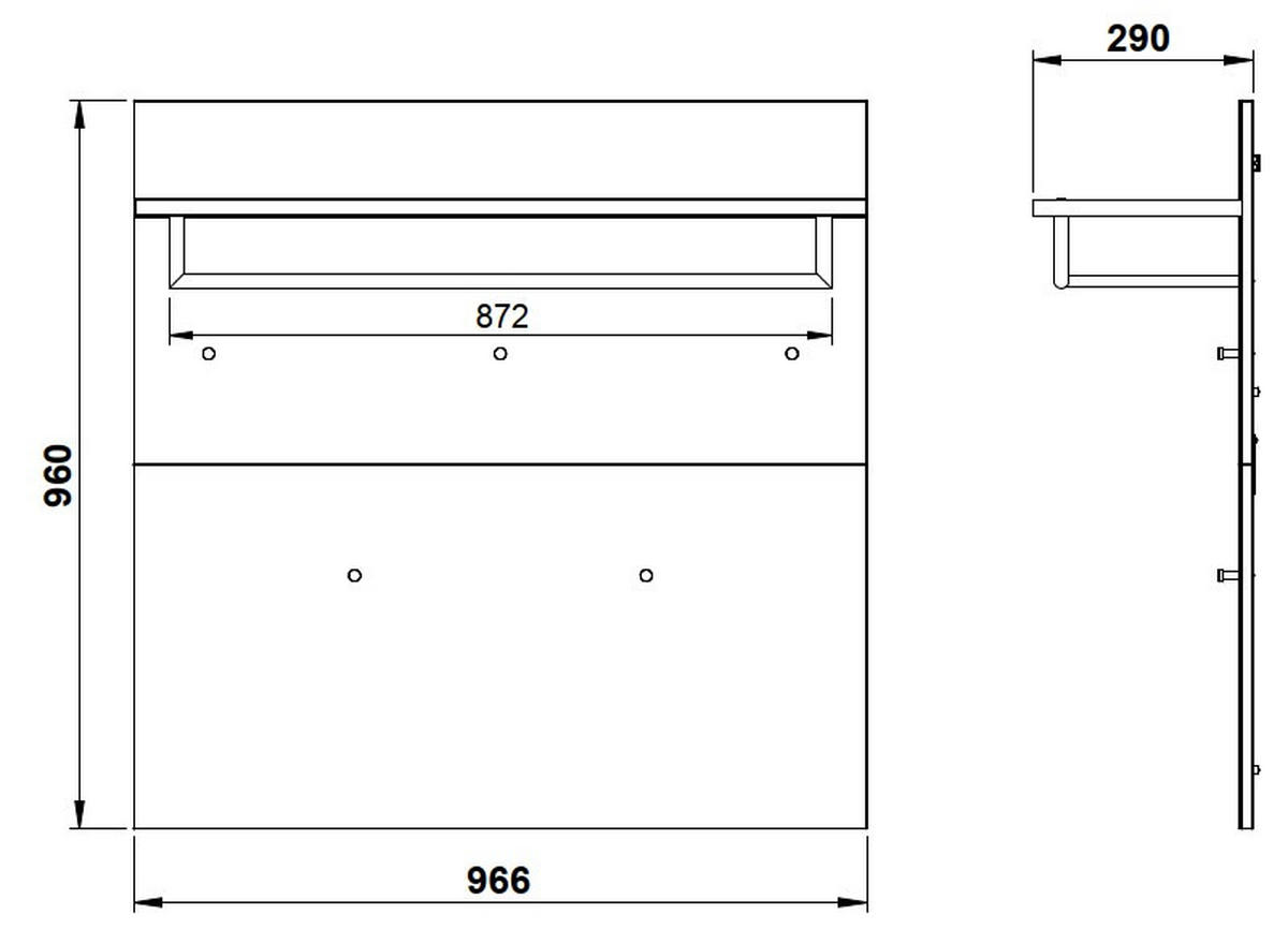 GARDEROBE 6-teilig  in 265/197/19 cm  - Kaschmir/Eichefarben, Design, Glas/Holzwerkstoff (265/197/19cm) - Voleo
