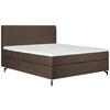 BOXSPRINGBETT 140/200 cm  in Braun  - Schwarz/Braun, MODERN, Textil (140/200cm) - MID.YOU
