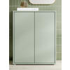 SCHUHSCHRANK Salbeigrün  - Salbeigrün/Grau, MODERN, Holzwerkstoff/Kunststoff (74,5/99,1/34,9cm) - Xora