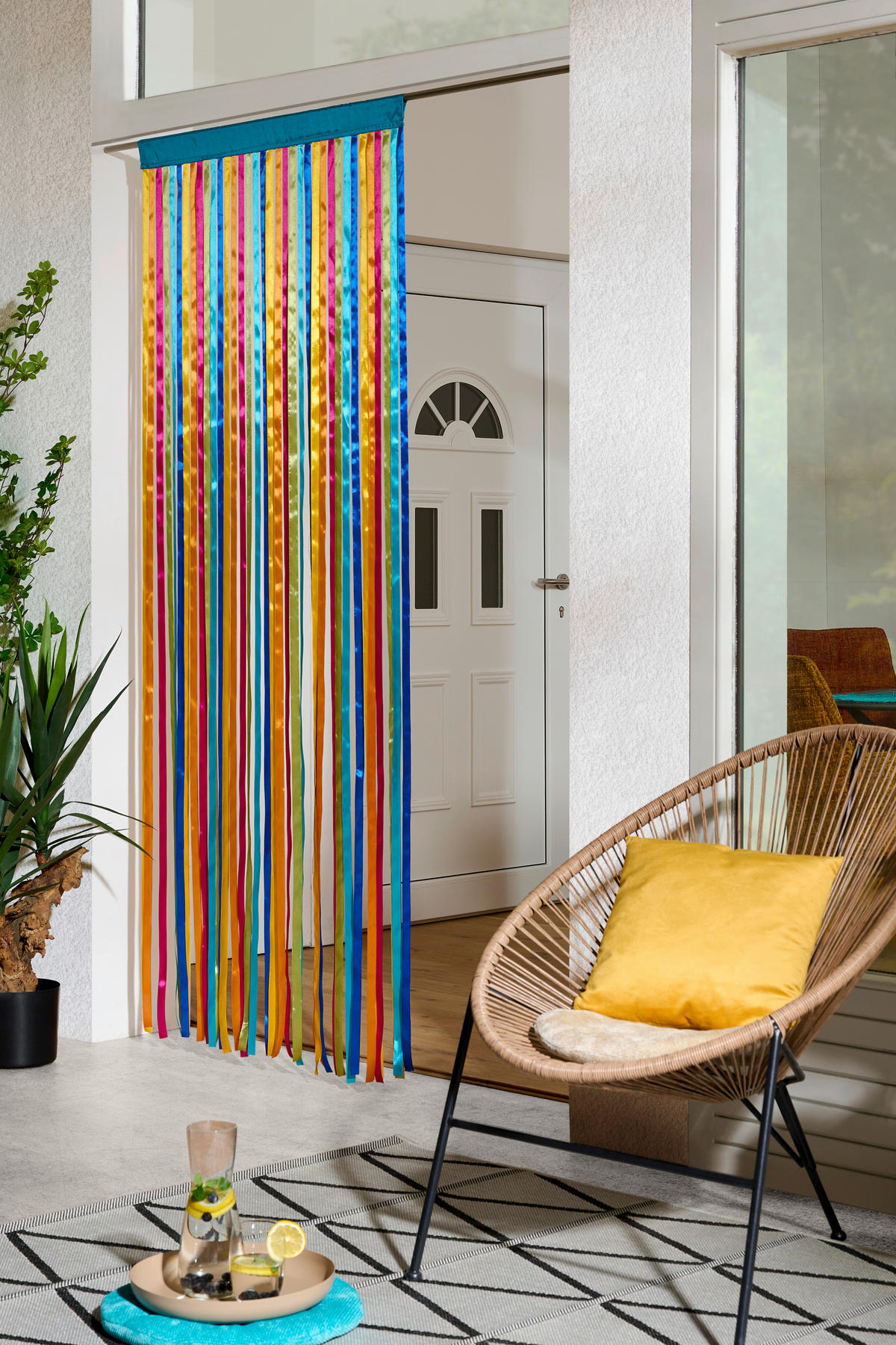ZSINÓRFÜGGÖNY  - színes, Trend, textil (90/245cm) - Boxxx
