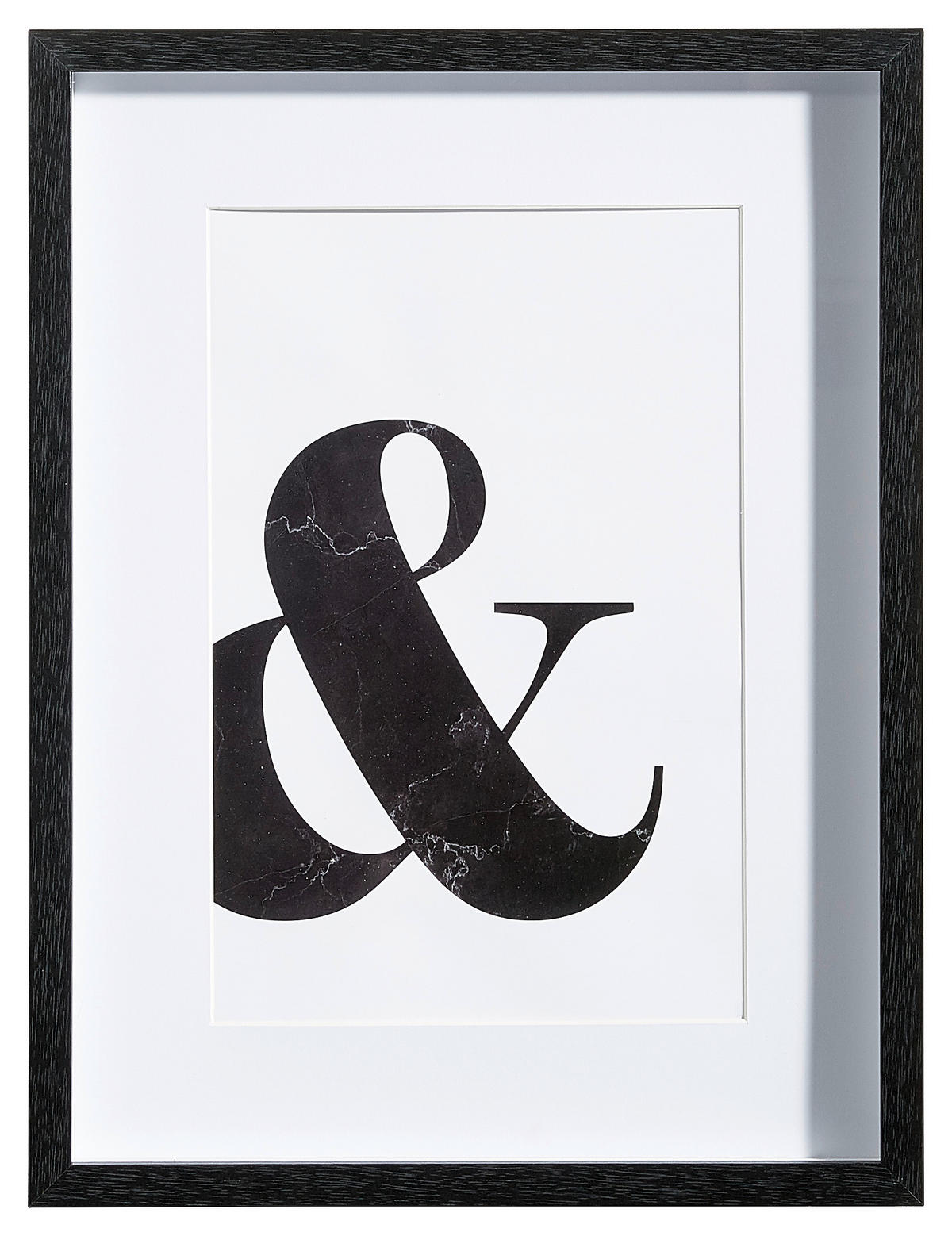 BILDERRAHMEN 32/42/3 cm  - Schwarz, Basics, Glas/Holz (32/42/3cm)